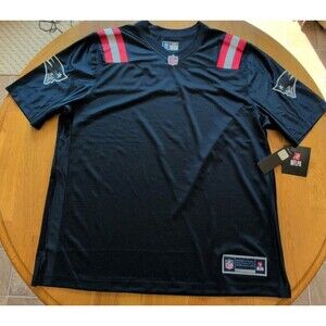 New England Patriots 2020 NFL Nike Team Jersey Shirt Mens XL Blue Blank NWT